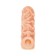 Kokos nozzle is realistic with additional stimulation, TPE, bodily, 12 cm