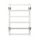 Electric towel "Dvin" J Plaza Neko3, 800x500 mm, Dimmer Square, Chrome