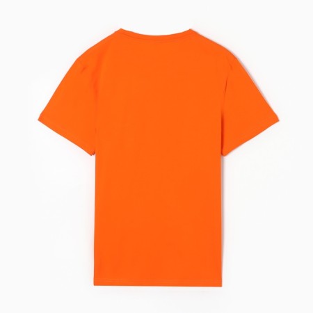 T -shirt male, orange color, size 48-8
