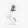 Women's socks, white/raccoon color, size 25