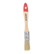 Brush flat bison 4-01003-020, natural bristles, wooden pen, 20mm