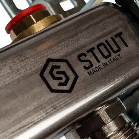 Collector Group Stout SMS 0922 000005, 1 "x3/4", 5 outputs, without consumables, stainless steel. steel-5