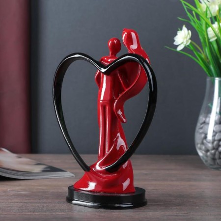 Souvenir Polystone Tenderness (Red-Cherry) 20.5*15.5*8 cm-2