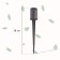 Auto -polyoves for indoor plants for a bottle, adjustable, gray, plastic, height 16 cm, 4 pcs.