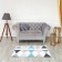 Carpet Ethel "Triangles" 100*150 cm, 700g/m2
