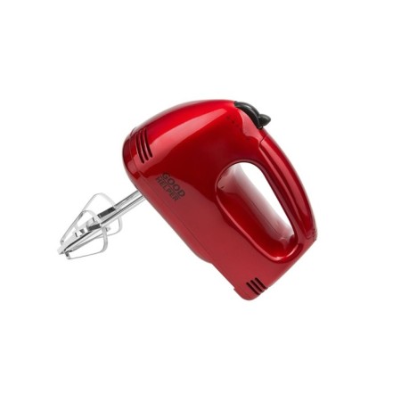 Mixer Goodhelper HM-373, manual, 300 watts, 5 speeds, 2 nozzles, red-2