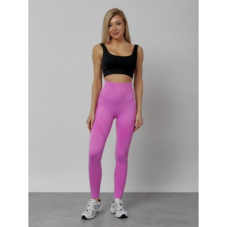Femic fitness legins, size 44, pink color-9
