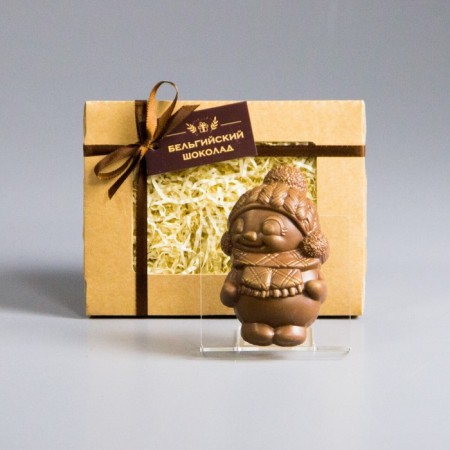 Chocolate figure "Girl in a hat", 80 g-1