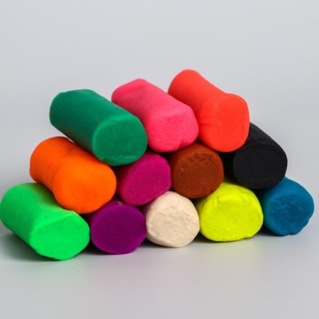 Modeling dough, 12 colors of 15 g, mixariki-4