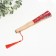 Fan bamboo, textiles h = 21 cm bend, with a brush "flowers" in a box, red