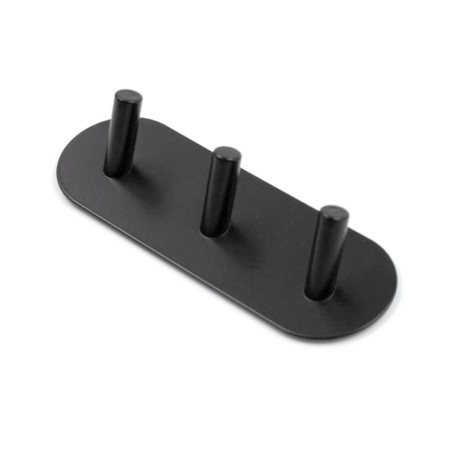 Nasten Home hook, triple, ferrous metal-1