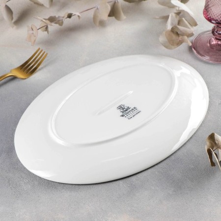 Oval porcelain oval porcelain olivia, d = 30.5 cm, white color-4