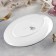 Oval porcelain oval porcelain olivia, d = 30.5 cm, white color