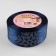 Satin tape with embossing "Snowflakes", 40 mm, 23 ± 1 m, dark blue color/silver No. 120