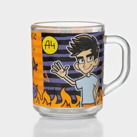 Glass mug "Vlad A4. Challenge ", 230 ml
