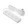Extension cord Luazon Lighting Eco, 4 sockets, 5 m, 10 A, 2200 W, PVS 2x0.75 mm2, without salary, white