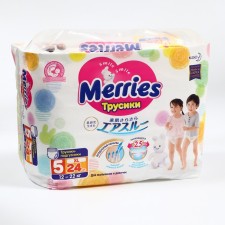 Трусики-подгузники Merries, размер XL, 24 шт.
