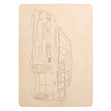 Set of boards for creativity "Machines" 5 pcs. A4, 3 mm format-4