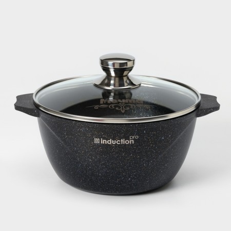 Pamper "Granite Star" Induction Pro, 3l, glass cover, induction