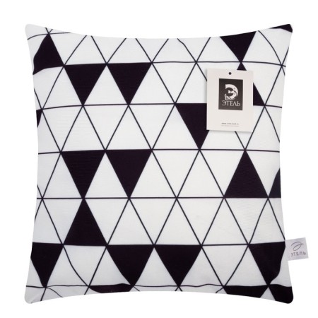 Pillowcase decorative Ethel Geometry "Mosaic" 40x40 cm, velor-5