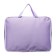 Folder with handles textile A4, 350 x 265 x 75 mm, insert transparent frost-resistant polymer, with inner pocket, PMD 4-84 "Bear on Lilac"