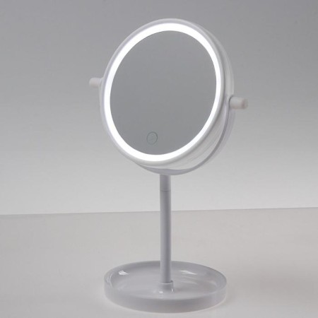 Luazon KZ-04 mirror, backlight, desktop, 19.5 × 13 × 29.5 cm, 4haa, sensory button
