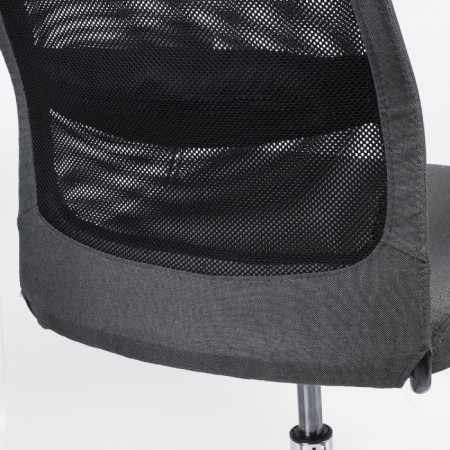Office armchair Brabix "Flight ex-540", chrome, fabric, mesh, gray-5