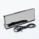 Electronic table hours, with an alarm clock, thermometer, 2 aaa, yellow numbers, 17.5 x 6.8 cm