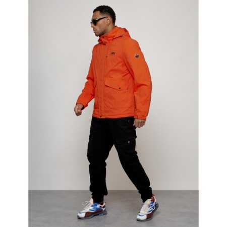 Sports male jacket, size 56, orange color-10