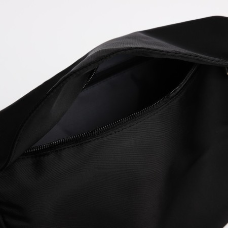 Youth bag with zipper, black color-5