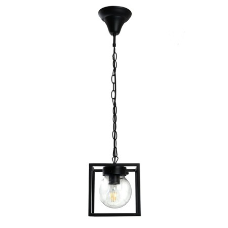 Sadovo-park lamp Feron PL705, IP44, E27, 60 W, 180x180x830 mm, black color