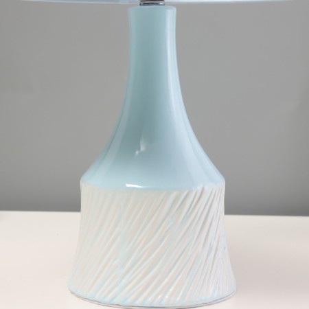 Table lamp "turquoise" E14 40W Blue 22x22x38cm-3