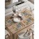 A set of napkins for setting the “Happy New Year” table, rectangular, rounded edges, size 30x46 cm, 4 pcs