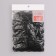 Silicone gum for hair, set, d = 1.5 cm, 100 g, black color