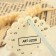 A ruler to determine the size of the knitting needles, 8 × 7.5 cm