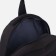 A backpack with a zipper, 4 outer pockets, black color