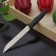 Knot Kitchen shade "Grime", blade 15 cm, black color