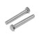 Bolt Stroybat, with a hexagonal head, galvanized, Din933, M8x60 mm, 3 pcs