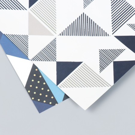 Scrapbooking paper bilateral "Scandinavia" density 180 g 30.5x32 cm-4