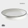 Porcelain dessert plate Magistro "sea breeze", d = 20 cm, white color