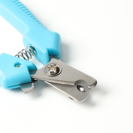 Small side claws with straight handles, a hole of 9 mm, blue-2