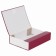 Archive box with A4 Calligrata ties, 80 mm, boumvinyl, up to 700 sheets, burgundy