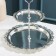 Top for desserts and fruits 2-tier "Isis", 25 × 25 × 26 cm, silver color