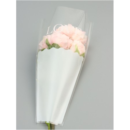Packet stoop for flowers, "feelings", 28x8x44 ± 1cm, white