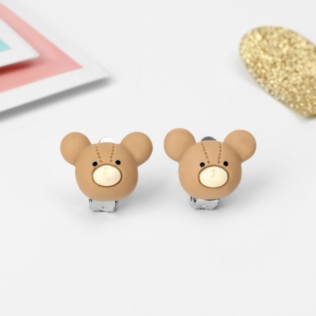 Clips children's "chosen" bear, muzzle, brown color