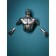 Figure "Phantom", polystone, 85 cm, silver color
