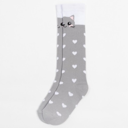 Golphs children's kaftan "cat", 14-16 cm, color gray color-3