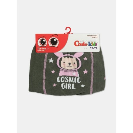 Колготки детские хлопковые Conte Kids Tip-Top, рост 62-74 см, цвет хаки-4
