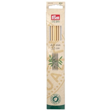 Sachs, bamboo, 4.0 mm/20cm knitting needles, 5 pcs