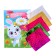 Set for creativity. Application with foil "Bunny with flowers"